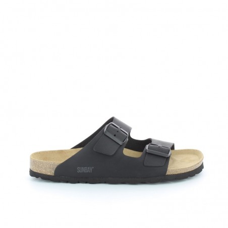 Sandales Trefle 2 Brides Noir