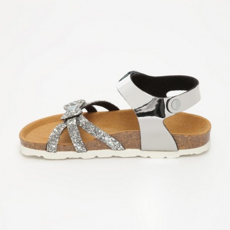 Sandales Madeline Multibrides Argent