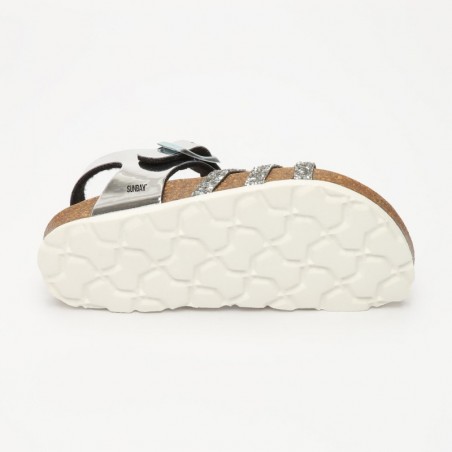 Sandales Madeline Multibrides Argent