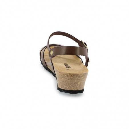 Sandales Lechería Compensées et semi-compensées Marron