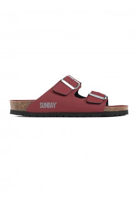 Sandales Trefle 2 Brides Bordeaux