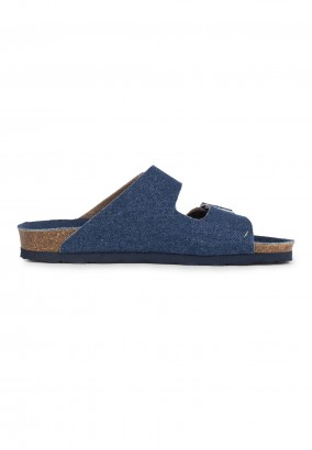 Sandales Trefle 2 Brides Bleu marine