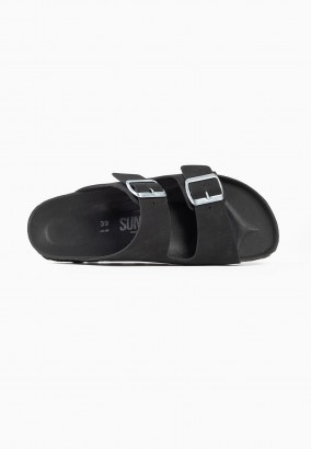 Sandales Trefle 2 Brides Noir