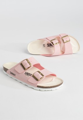 Sandales Trefle 2 Brides Rose