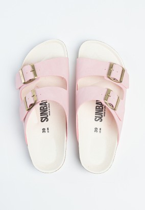 Sandales Trefle 2 Brides Rose