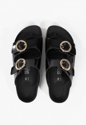 Sandales Iberica 2 Brides Noir