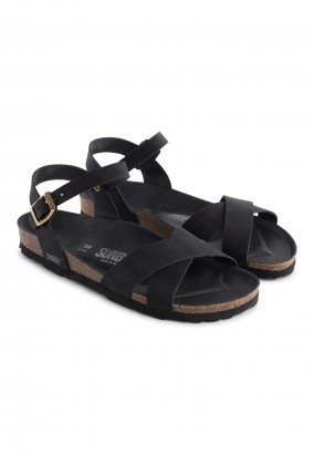 Sandales Albany Multibrides Noir