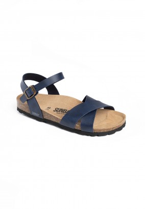 Sandales Albany Multibrides Bleu marine