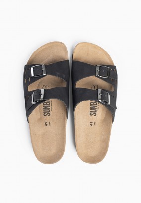 Sandales Misol 2 Brides Noir