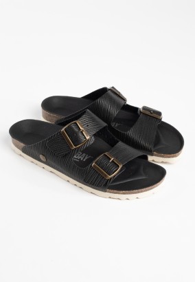 Sandales Trefle 2 Brides Noir