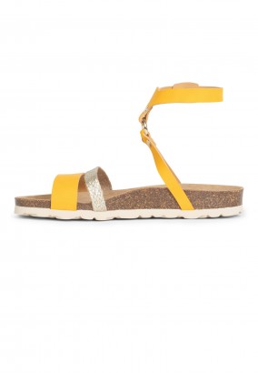 Sandales Cannet Multibrides Jaune