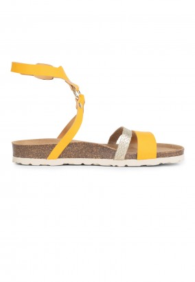 Sandales Cannet Multibrides Jaune