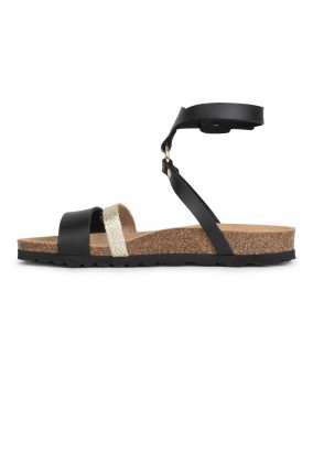 Sandales Cannet Multibrides Noir