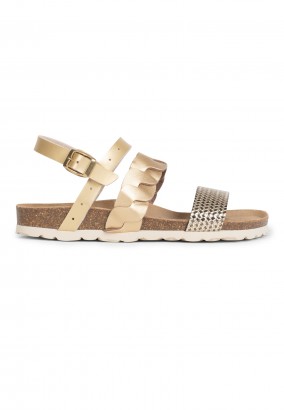 Sandales Caneberge Multibrides Or