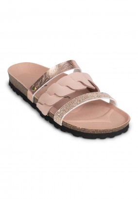 Sandales Coralie Multibrides Rose gold