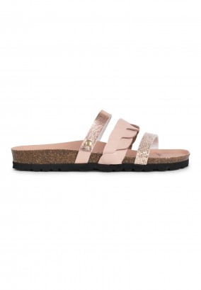 Sandales Coralie Multibrides Rose gold