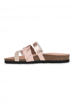 Sandales Coralie Multibrides Rose gold