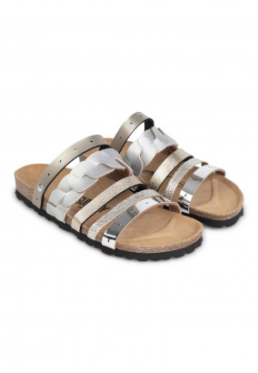 Sandales Cristina Multibrides Argent