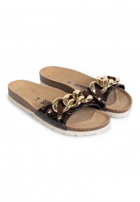 Sandales Bauloise 1 Bride Marron