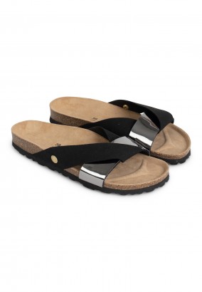 Sandales Dusk Multibrides Anthracite et noir