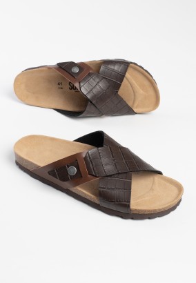 Sandales Indian 2 Brides Marron