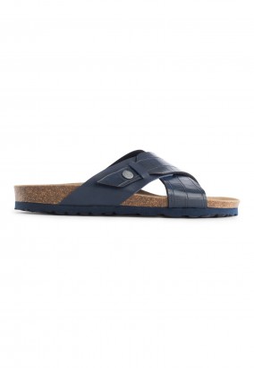 Sandales Indian 2 Brides Bleu marine
