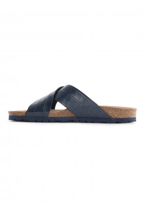 Sandales Indian 2 Brides Bleu marine