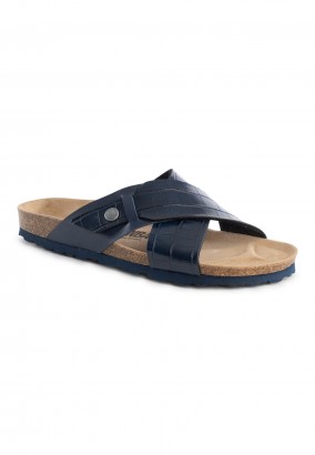 Sandales Indian 2 Brides Bleu marine