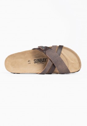 Sandales Gratien 2 Brides Marron