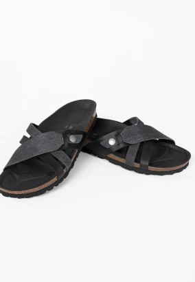 Sandales Gratien 2 Brides Noir