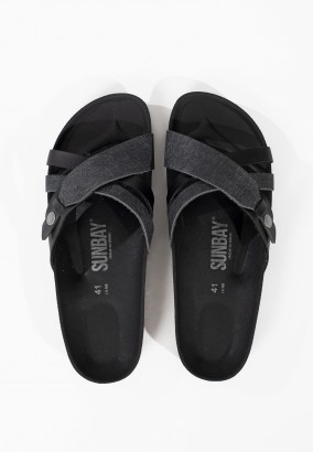 Sandales Gratien 2 Brides Noir