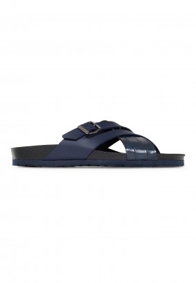 Sandales Gilles 2 Brides Bleu marine