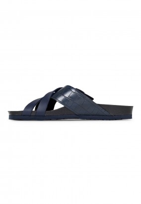 Sandales Gilles 2 Brides Bleu marine