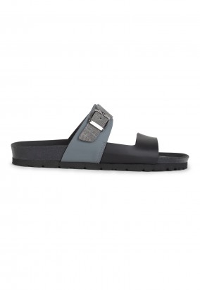 Sandales Paul 2 Brides Noir et gris