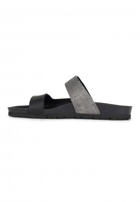 Sandales Paul 2 Brides Noir et gris