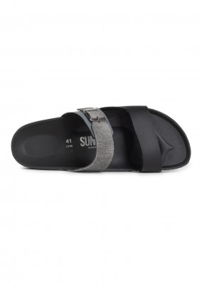 Sandales Paul 2 Brides Noir et gris