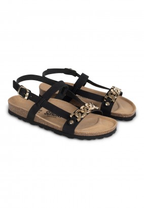 Sandales Casuelle Multibrides Noir