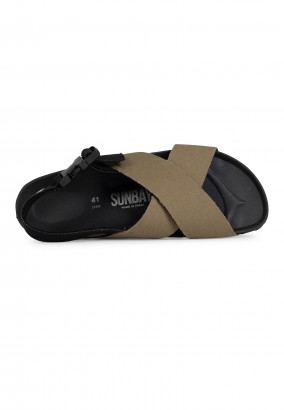 Sandales Marino Multibrides Kaki et noir