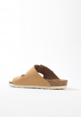 Sandales Trefle 2 Brides Camel