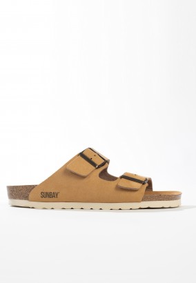 Sandales Trefle 2 Brides Camel