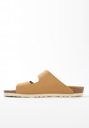 Sandales Trefle 2 Brides Camel