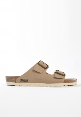 Sandales Trefle 2 Brides Beige