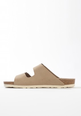 Sandales Trefle 2 Brides Beige