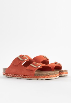 Sandales Trefle 2 Brides Corail