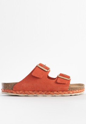 Sandales Trefle 2 Brides Corail