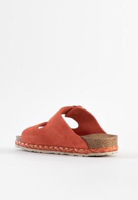 Sandales Trefle 2 Brides Corail