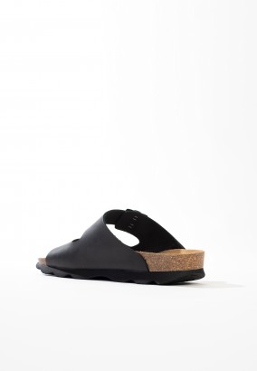 Sandales Trefle 2 Brides Noir