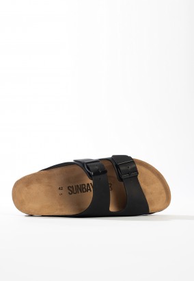 Sandales Trefle 2 Brides Noir