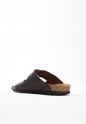 Sandales Trefle 2 Brides Marron
