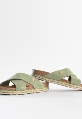 Sandales Broome 2 Brides Vert pâle